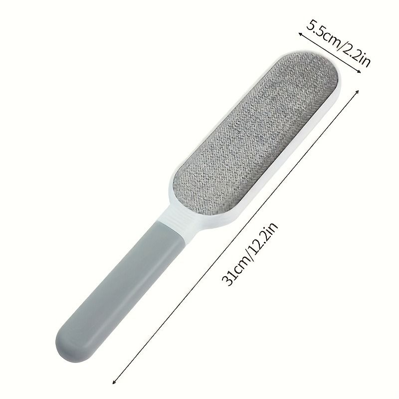 Reusable Pet Hair Remover Brush – Dual-Sided Static Cling Tool for Cats & Dogs, Works on Furniture, Clothes & Carpets | Durable Polypropylene, Eco-Friendly, No Batteries Required
