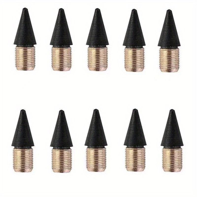 30pcs Eternal Pencil Replacement Tips – Black Technology Non-Sharpening Pencil Lead Refills for Art, Sketching, Drawing & School Student Supplies