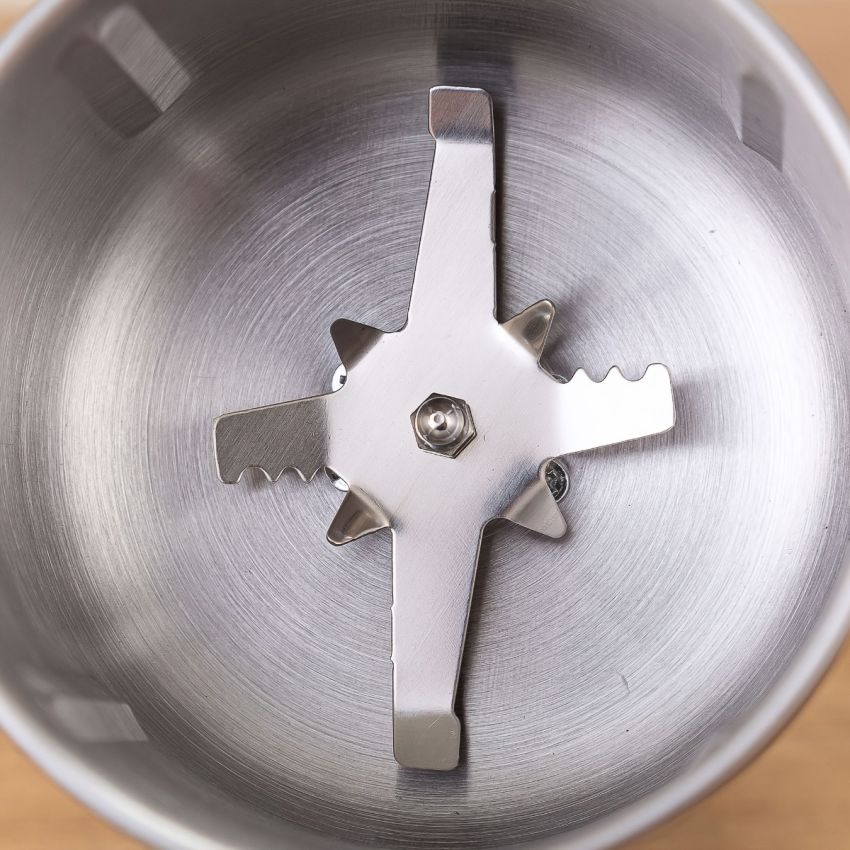 High-Power Electric Coffee & Grain Grinder – 25,000 RPM Fast Grinding, Stainless Steel Blades, Compact Multi-Purpose Kitchen Tool for Coffee, Spices & Nuts – Durable & Sleek Design