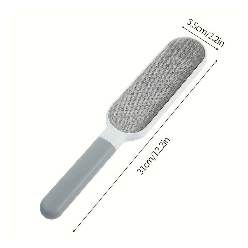 Reusable Pet Hair Remover Brush – Dual-Sided Static Cling Tool for Cats & Dogs, Works on Furniture, Clothes & Carpets | Durable Polypropylene, Eco-Friendly, No Batteries Required