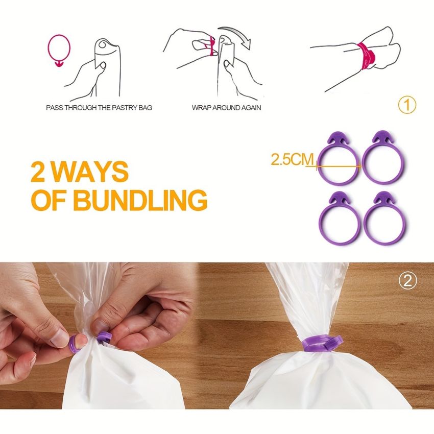 Velostar 21-Piece Stainless Steel Cake Decorating Tools Set with Piping Bags, Tips & Accessories