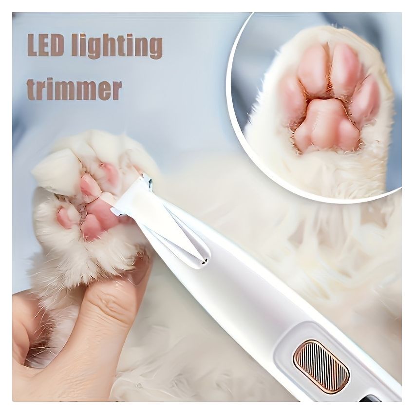 Compact Electric Pet Grooming Clipper – Low-Noise Fur Trimmer for Dogs & Cats, 1.8x16 cm – Precision Trimming for Paws, Eyes, Ears, Face & Rear – Professional Pet Grooming Too