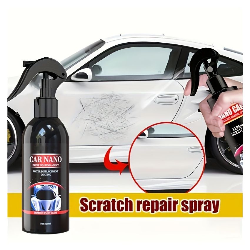 Ultimate Nano Ceramic Coating Spray – Long-Lasting Car Paint Protection, Hydrophobic Shine, Waterproof Ceramic Coating for Cars & Glass, Scratch Resistant Auto Detailing