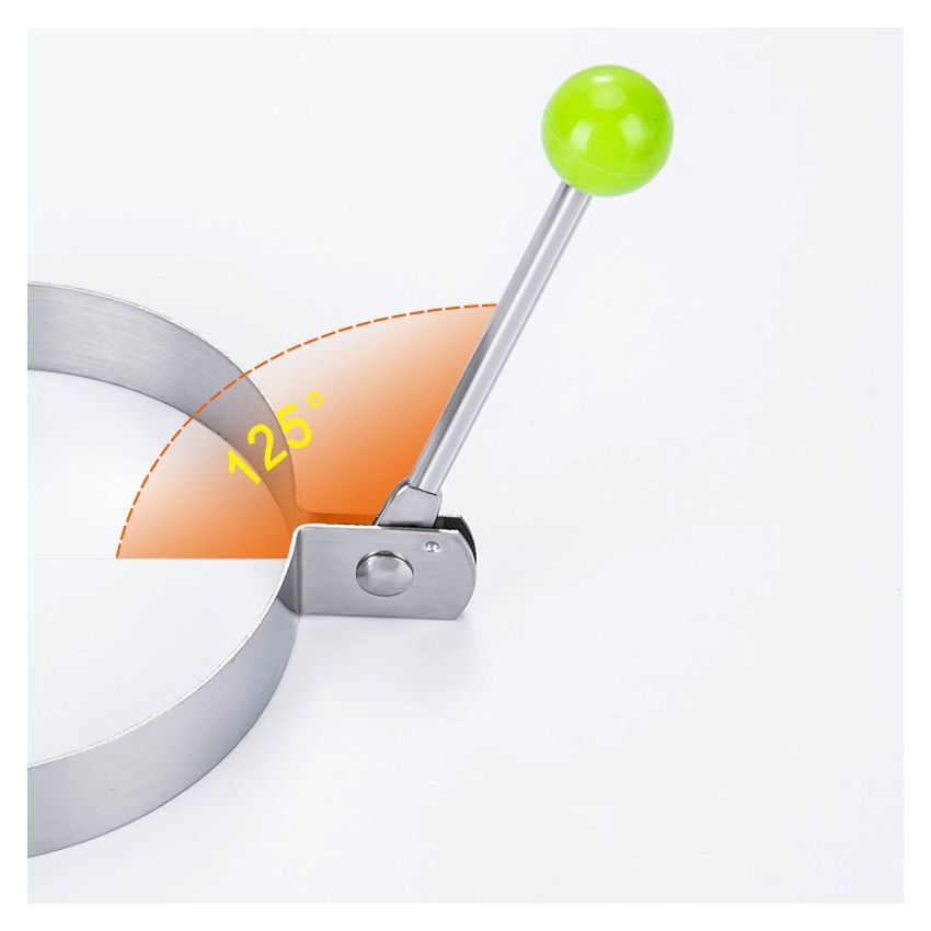 4 PCS Egg Mold Set – Stainless Steel Egg Ring Molds for Cooking, Creative Kawaii Fried Egg & Pancake Shaper, Nonstick Breakfast Rings, Kitchen Accessories for Eggs, Bread & Pancakes