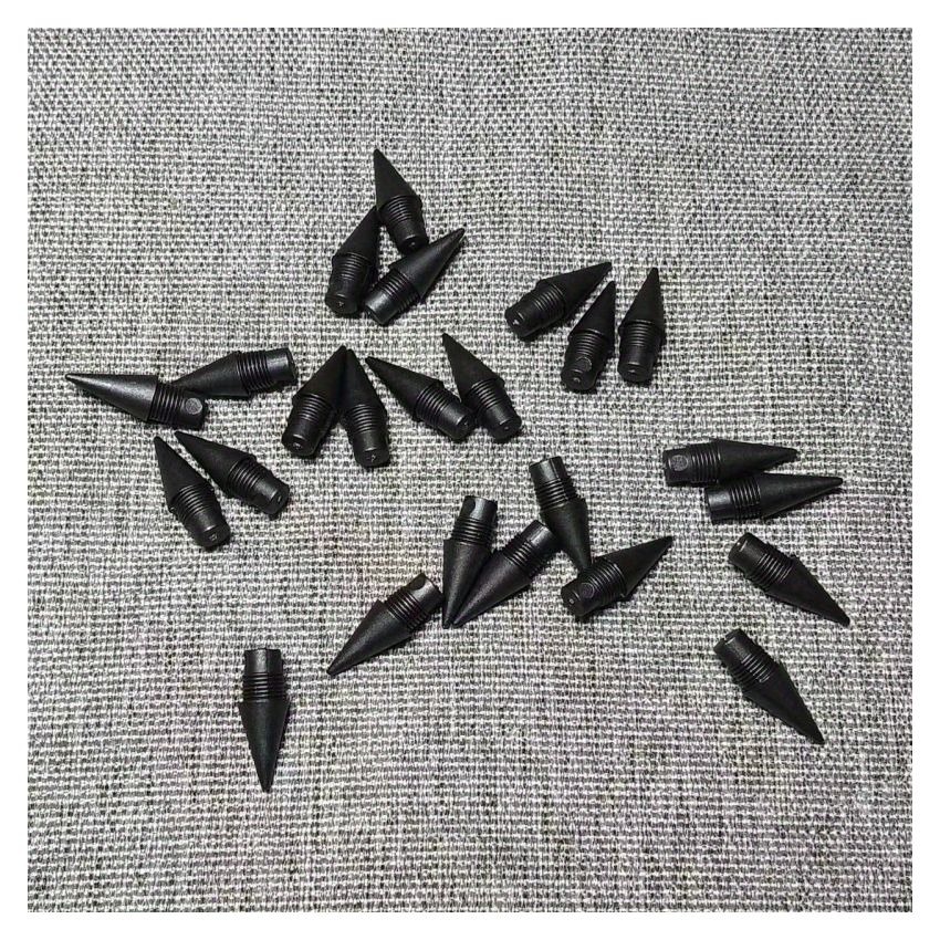 30pcs Eternal Pencil Replacement Tips – Black Technology Non-Sharpening Pencil Lead Refills for Art, Sketching, Drawing & School Student Supplies