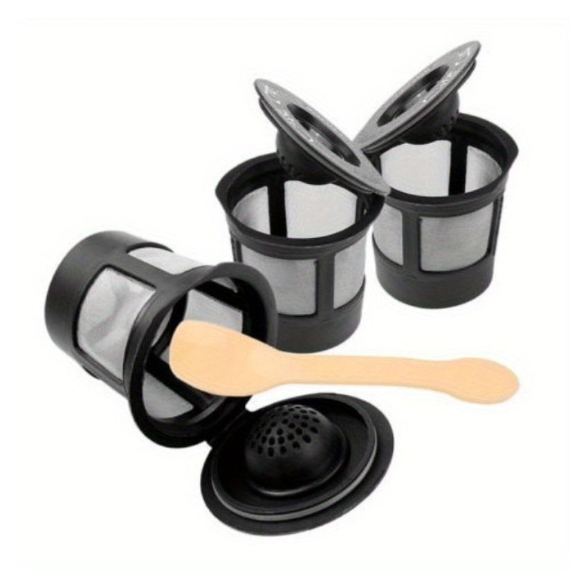 4-Pack Reusable Coffee Filter Pods for Keurig 1.0 & 2.0 – BPA-Free, Universal Fit, Purple