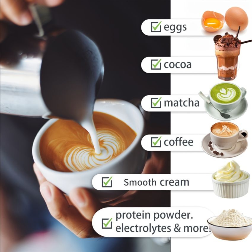  Handheld Electric Milk Frother 