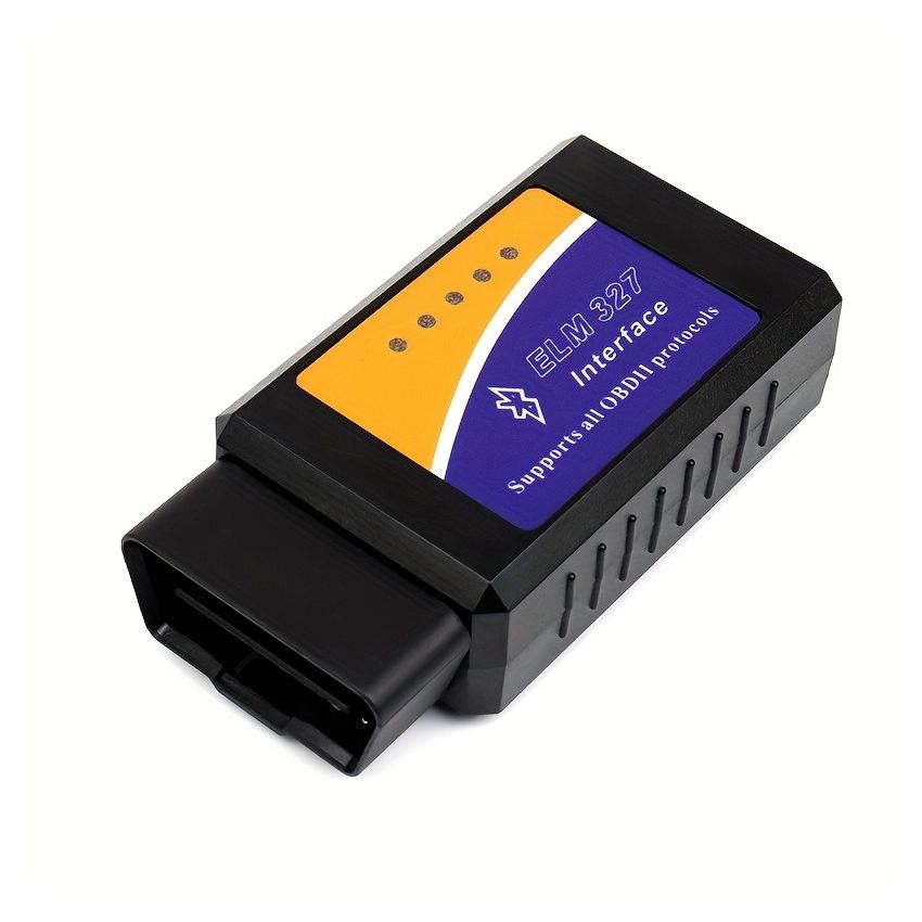 Wireless OBD2 Scanner for Car Diagnostics – Full System Scan, Emissions Test, Real-Time Data for Android & iOS – No Battery Needed, Vehicle Fault Code Reader, Durable Car Gadget