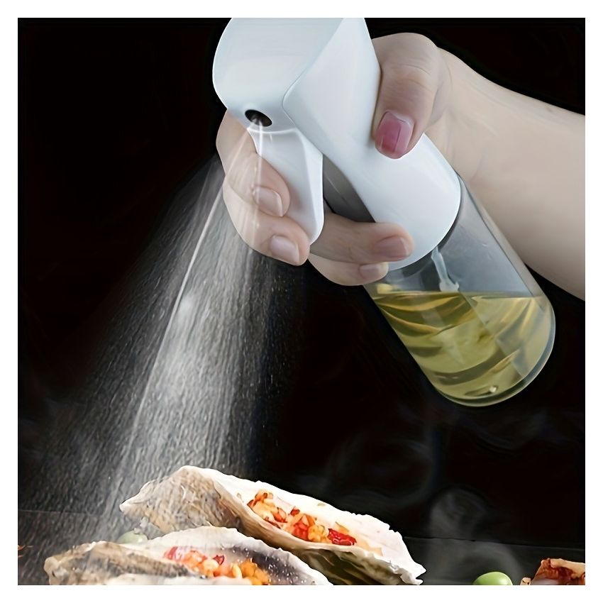 200ml/300ml BPA-Free Olive Oil Spray Bottle – High-Pressure Leak-Proof Cooking Sprayer for Air Fryer, BBQ, Grilling & Camping | Precise Oil Control & Durable Transparent Design