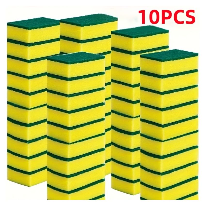 Premium Kitchen Cleaning Sponges – Double-Sided, Non-Scratch Dishwashing Cloths – Durable, Super Absorbent, Anti-Scraping Sponges for Household Cleaning & Kitchen Use 
