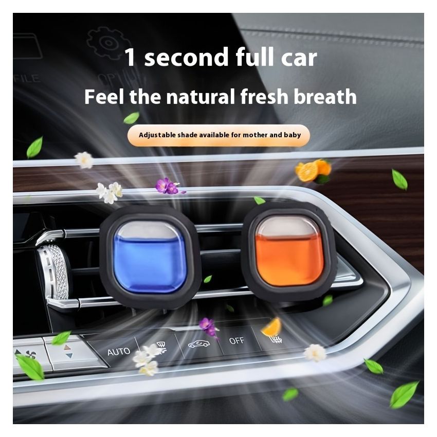 Car Air Freshener Vent Clip – Long-Lasting Car Deodorizer, Up to 30 Days Fresh Scent, Compact 0.14oz Clip-On Design for Auto, Truck & SUV Interior Odor Elimination