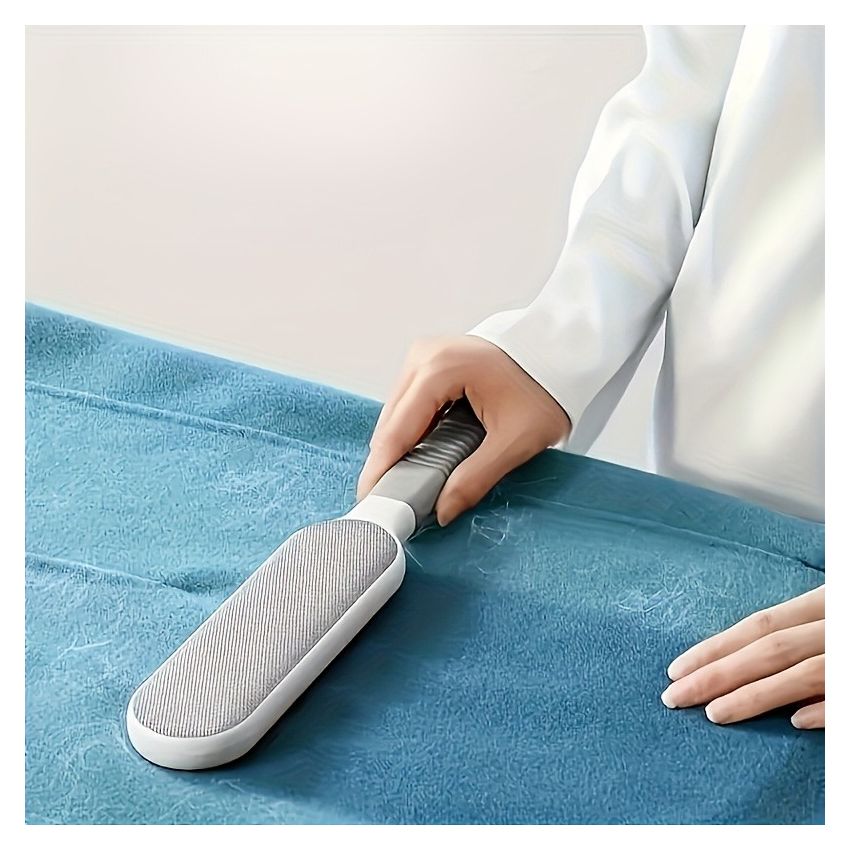 Reusable Pet Hair Remover Brush – Dual-Sided Static Cling Tool for Cats & Dogs, Works on Furniture, Clothes & Carpets | Durable Polypropylene, Eco-Friendly, No Batteries Required