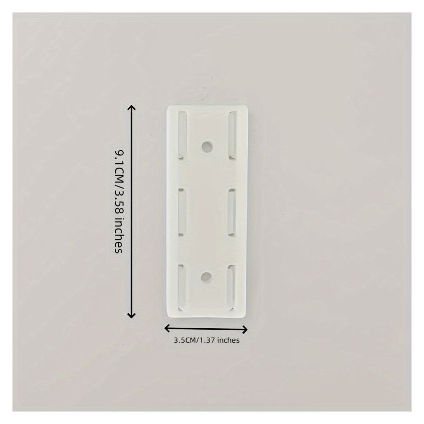 Ultra-Strong Self-Adhesive Wall Mount Socket Organizer – 5 PCS Power Strip & Cable Holder, No-Drill, Traceless, Space-Saving Storage for Home, Office, Kitchen, Bathroom