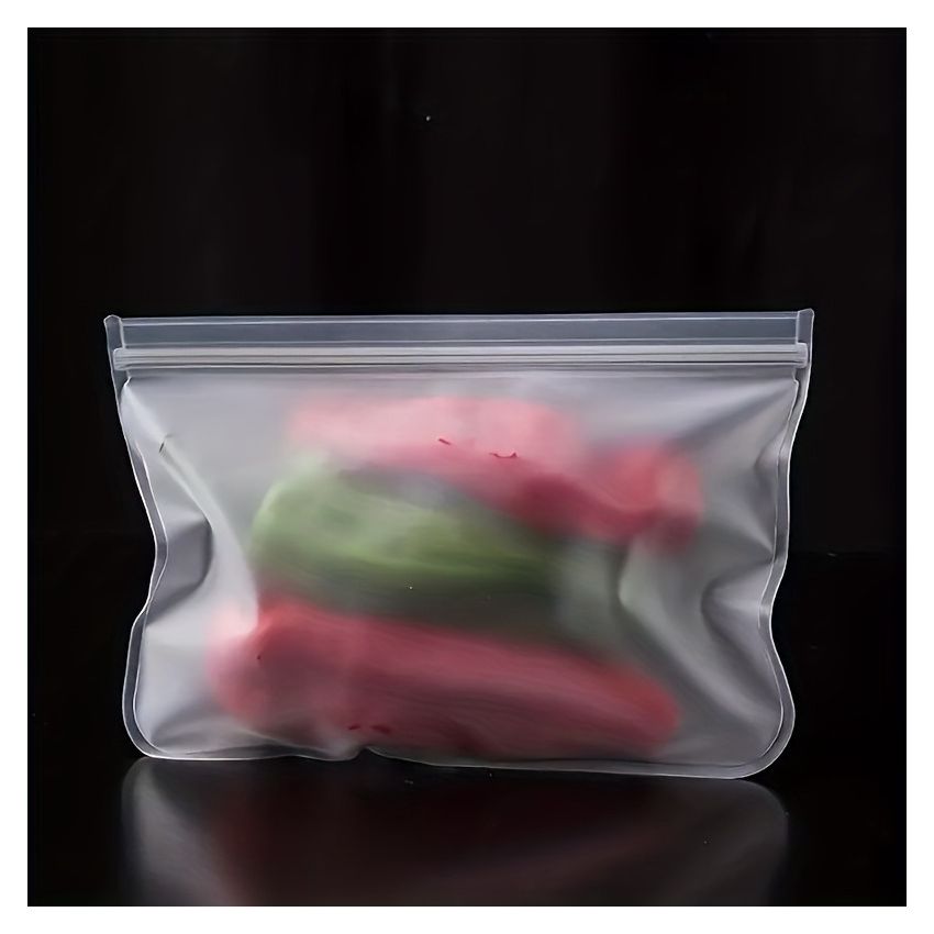 Reusable Silicone Food Storage Bag – 1pcs, Leak Proof, BPA Free, Stand-Up, Self-Sealing