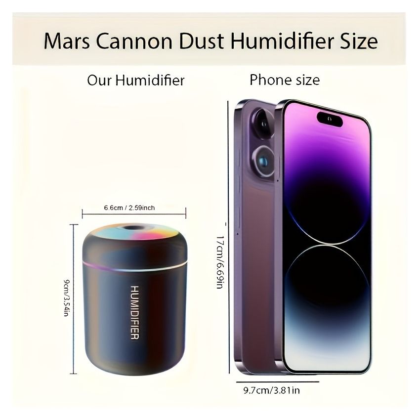 Essential Oil Aromatherapy Diffuser & Cool Mist Humidifier with Color-Changing Night Light – Modern Home & Bedroom Decor, Purifies Air & Creates Relaxing Atmosphere