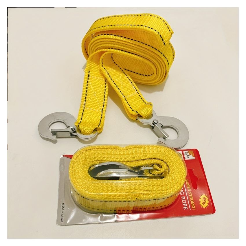 Heavy-Duty 4M Towing Rope – 150-Inch Durable Nylon Strap with High Breaking Strength & Storage Bag – Emergency Tow Strap for Cars, SUVs, Trucks & Off-Road Vehicles