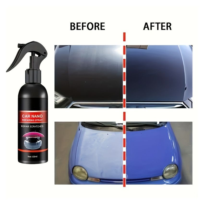 Ultimate Nano Ceramic Coating Spray – Long-Lasting Car Paint Protection, Hydrophobic Shine, Waterproof Ceramic Coating for Cars & Glass, Scratch Resistant Auto Detailing