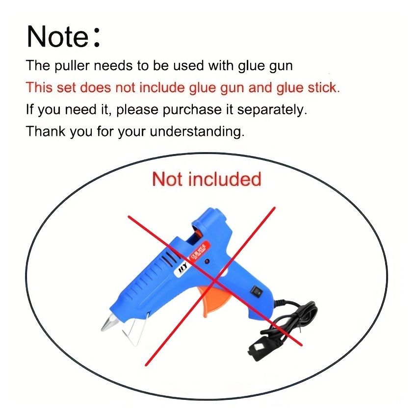 T-Type Puller +18pc Blue Gasket Car Dent Repair Tool Kit – Short T-Puller for Paintless Dent Pulling, Non-Metal Surface Dent Removal, Easy DIY Auto Body Repair