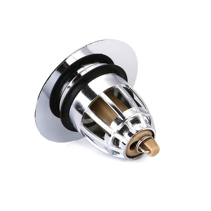 Universal Bathroom Sink Stopper – Anti-Odor Pop-Up Drain Plug with Hair Catcher, Fits 1.2–1.5 Inch Drains, Rust-Resistant Copper Core, Easy Install, Fast Drainage & Anti-Clog Design