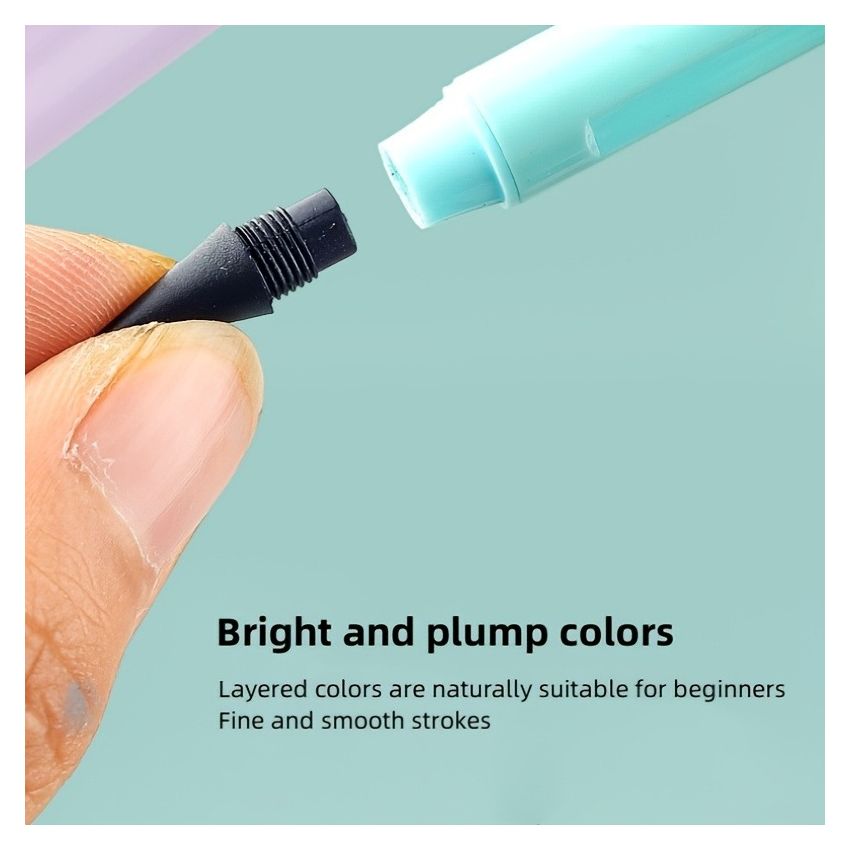 30pcs Eternal Pencil Replacement Tips – Black Technology Non-Sharpening Pencil Lead Refills for Art, Sketching, Drawing & School Student Supplies