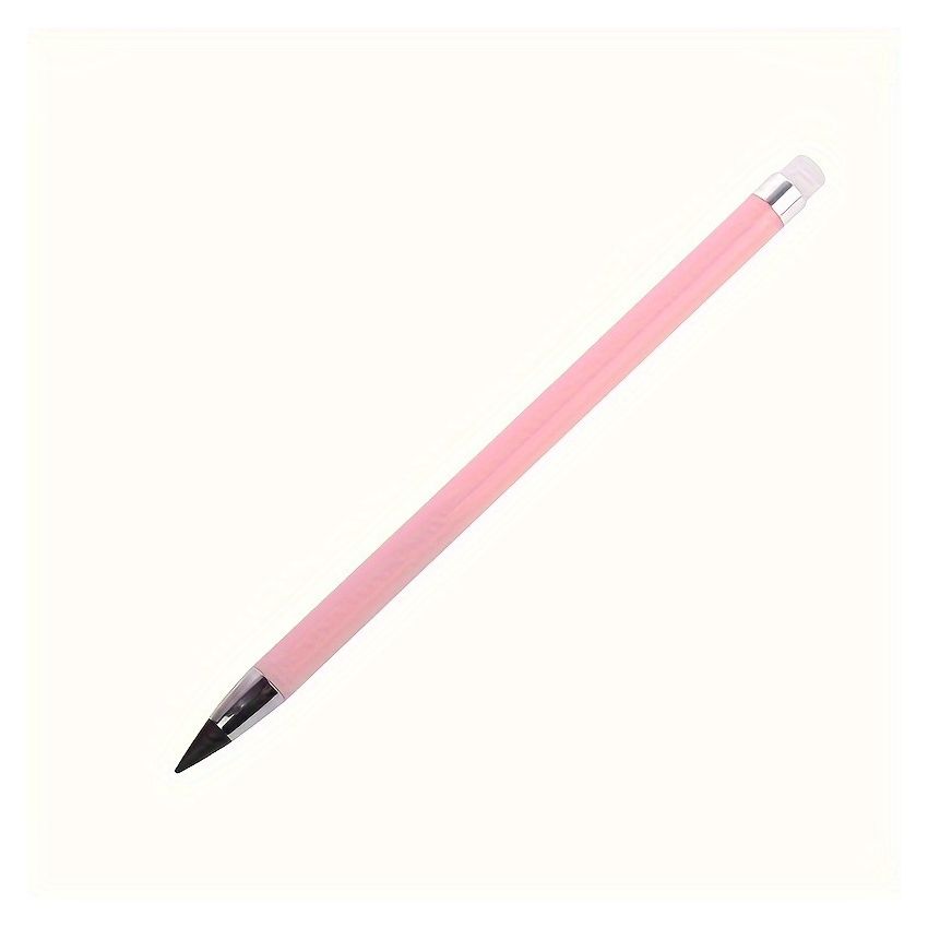 No-Sharpen Pencil with Eraser – Black Technology Creative Macaron Color Writing Pencil | Durable, Kawaii Stationery, School Supplies, Back to School, Office & Everyday Use