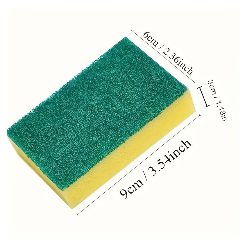 Premium Kitchen Cleaning Sponges – Double-Sided, Non-Scratch Dishwashing Cloths – Durable, Super Absorbent, Anti-Scraping Sponges for Household Cleaning & Kitchen Use 