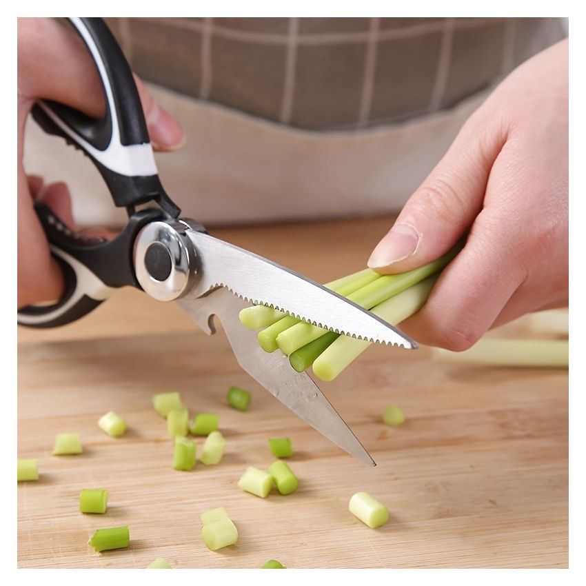 Heavy-Duty Kitchen Shears – 420 Stainless Steel Multipurpose Scissors for Chicken, Duck, Fish & Vegetables – Sharp Blades, Ergonomic Handles, Food-Safe, Durable Cooking Tool