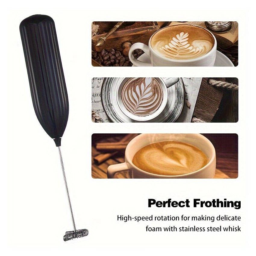  Handheld Electric Milk Frother 