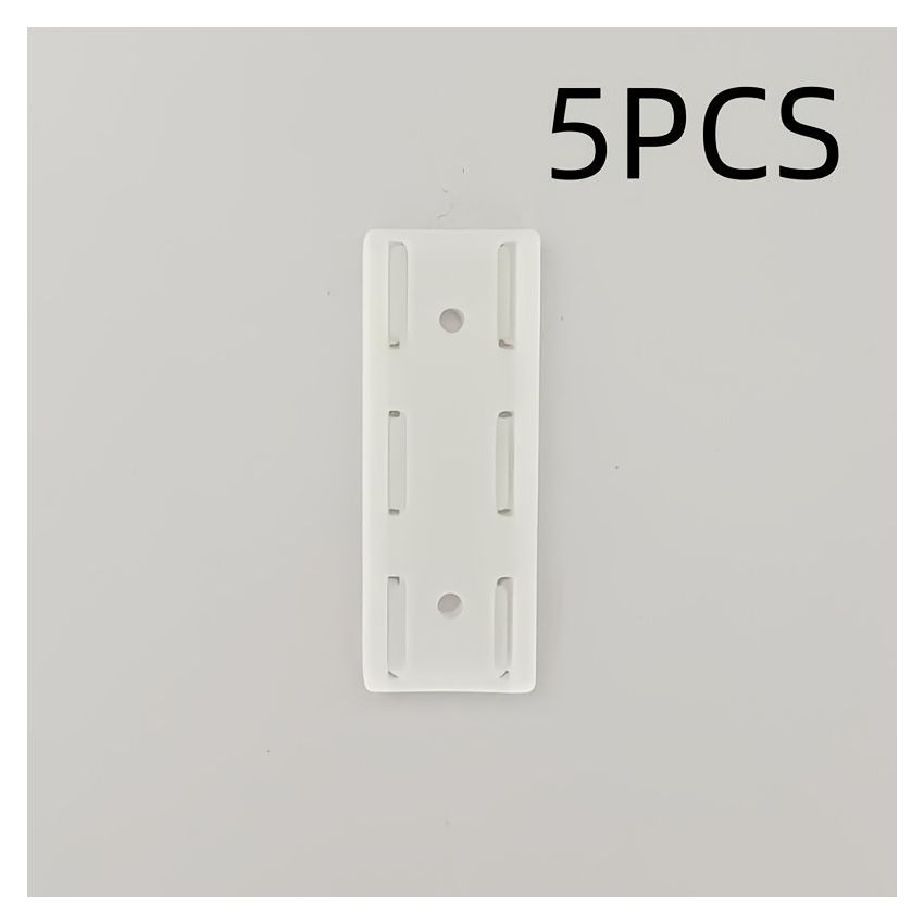 Ultra-Strong Self-Adhesive Wall Mount Socket Organizer – 5 PCS Power Strip & Cable Holder, No-Drill, Traceless, Space-Saving Storage for Home, Office, Kitchen, Bathroom
