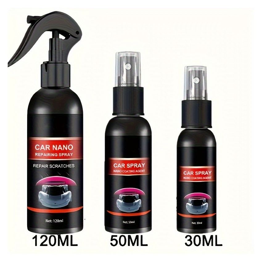 Ultimate Nano Ceramic Coating Spray – Long-Lasting Car Paint Protection, Hydrophobic Shine, Waterproof Ceramic Coating for Cars & Glass, Scratch Resistant Auto Detailing