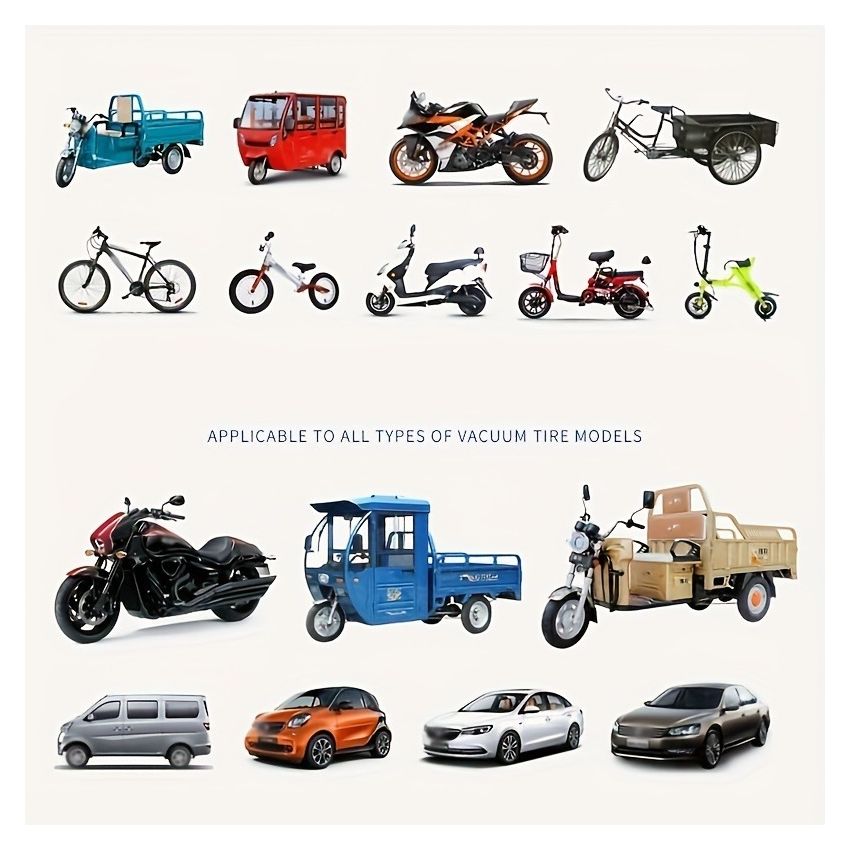 Tire Repair Kit for Cars & Motorcycles – Emergency On-the-Go Tire Fix Kit with Durable Tire Lever, Glue Strips & Screws, Essential Tire Changing Tools