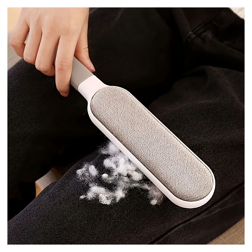 Reusable Pet Hair Remover Brush – Dual-Sided Static Cling Tool for Cats & Dogs, Works on Furniture, Clothes & Carpets | Durable Polypropylene, Eco-Friendly, No Batteries Required