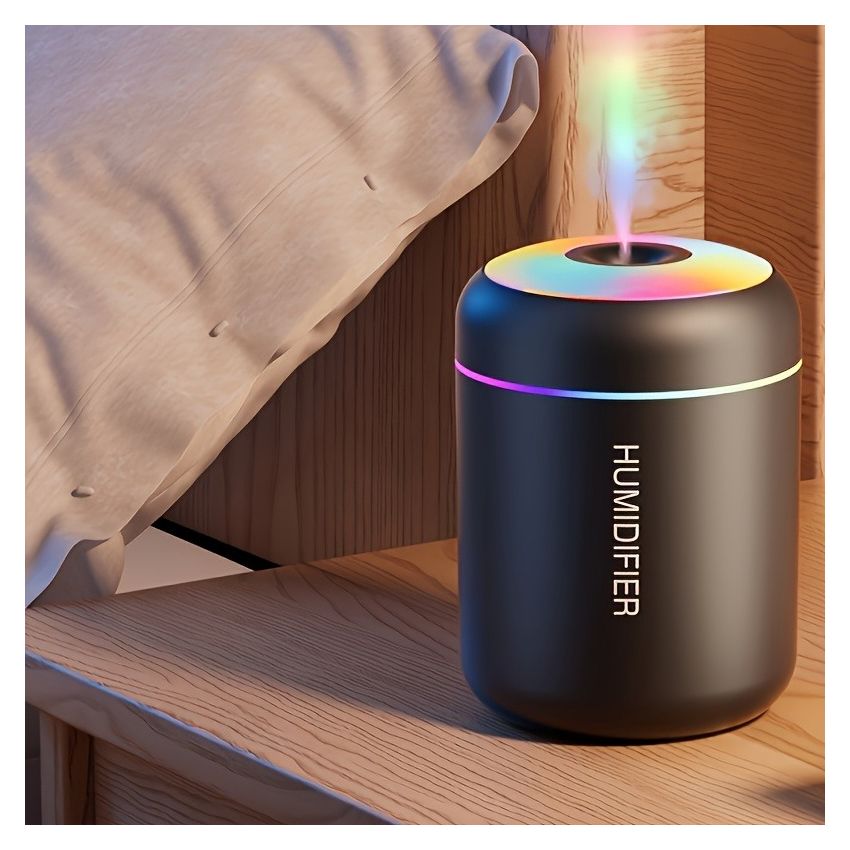 Essential Oil Aromatherapy Diffuser & Cool Mist Humidifier with Color-Changing Night Light – Modern Home & Bedroom Decor, Purifies Air & Creates Relaxing Atmosphere