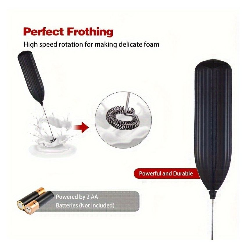  Handheld Electric Milk Frother 