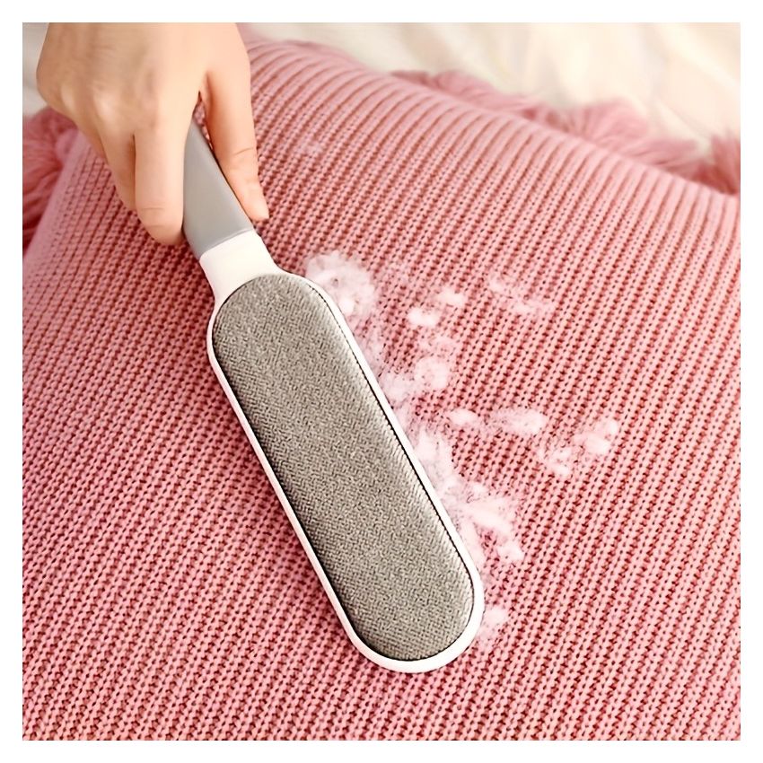 Reusable Pet Hair Remover Brush – Dual-Sided Static Cling Tool for Cats & Dogs, Works on Furniture, Clothes & Carpets | Durable Polypropylene, Eco-Friendly, No Batteries Required