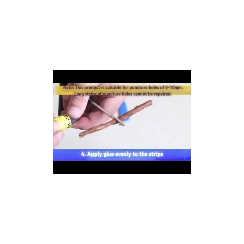 Tire Repair Kit for Cars & Motorcycles – Emergency On-the-Go Tire Fix Kit with Durable Tire Lever, Glue Strips & Screws, Essential Tire Changing Tools