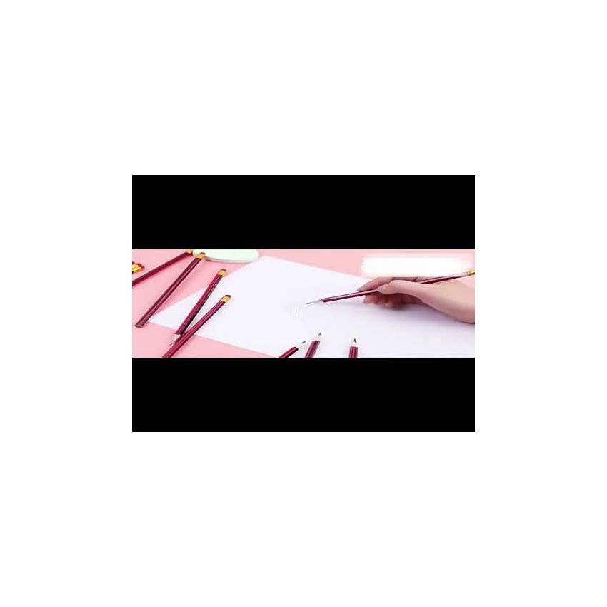 10pcs Premium HB Wood Pencils with Erasers – 0.7mm Lead, Smooth Writing & Sketching, Durable Office & School Pencil for Drawing, Artwork, Notes & Design – Comfortable Grip, Gift Set