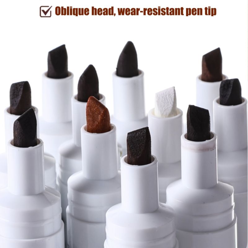 Furniture repair kit with 12 wood markers and filler sticks for scratch repair