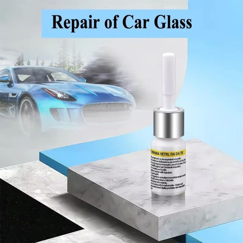 3 PCS Windshield Crack Repair Kit – Car Glass Restoration Fluid for Chips & Cracks, Nano Liquid, Easy Application, ABS Material, Safe & Chemical-Free Glass Repair