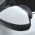 Rearview Mirror Rain Cover – 2PCS PVC Carbon Fiber Car Side Mirror Visors, Universal Fit Waterproof Guard, Sunshade & Snow Protection Accessories