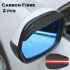 Rearview Mirror Rain Cover – 2PCS PVC Carbon Fiber Car Side Mirror Visors, Universal Fit Waterproof Guard, Sunshade & Snow Protection Accessories
