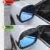 Rearview Mirror Rain Cover – 2PCS PVC Carbon Fiber Car Side Mirror Visors, Universal Fit Waterproof Guard, Sunshade & Snow Protection Accessories
