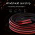 Weatherproof Rubber Pinstriping Tape for Car Windshield & Sunroof – T-Type Auto Seal Strip (1.5cm x 200cm / 78.74