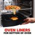 2-Pack Heavy Duty Non-Stick Oven Liners – PTFE-Coated Reusable Baking Mats for Oven Bottoms, Grills & BBQ
