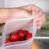 Reusable Silicone Food Storage Bag – 1pcs, Leak Proof, BPA Free, Stand-Up, Self-Sealing