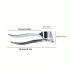 Heavy-Duty Garlic Press, Ginger Crusher & Lemon Squeezer – Manual Garlic Crusher Tool with Ergonomic Handle, Compact Design, Easy-Clean, Sturdy Build for Kitchen, Home & Restaurant Use