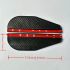 Rearview Mirror Rain Cover – 2PCS PVC Carbon Fiber Car Side Mirror Visors, Universal Fit Waterproof Guard, Sunshade & Snow Protection Accessories