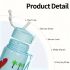Disney KLM Cartoon Transparent Sports Water Bottle 800ML – Leakproof Pop-Up Lid, Lightweight Rectangle Bottle for Gym, Fitness, Running & Outdoor Hydration – Fun & Durable Gift