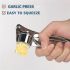 Heavy-Duty Garlic Press, Ginger Crusher & Lemon Squeezer – Manual Garlic Crusher Tool with Ergonomic Handle, Compact Design, Easy-Clean, Sturdy Build for Kitchen, Home & Restaurant Use