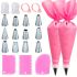 Velostar 21-Piece Stainless Steel Cake Decorating Tools Set with Piping Bags, Tips & Accessories